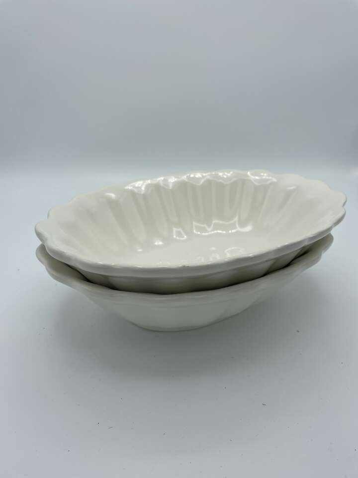 Scalloped bowls