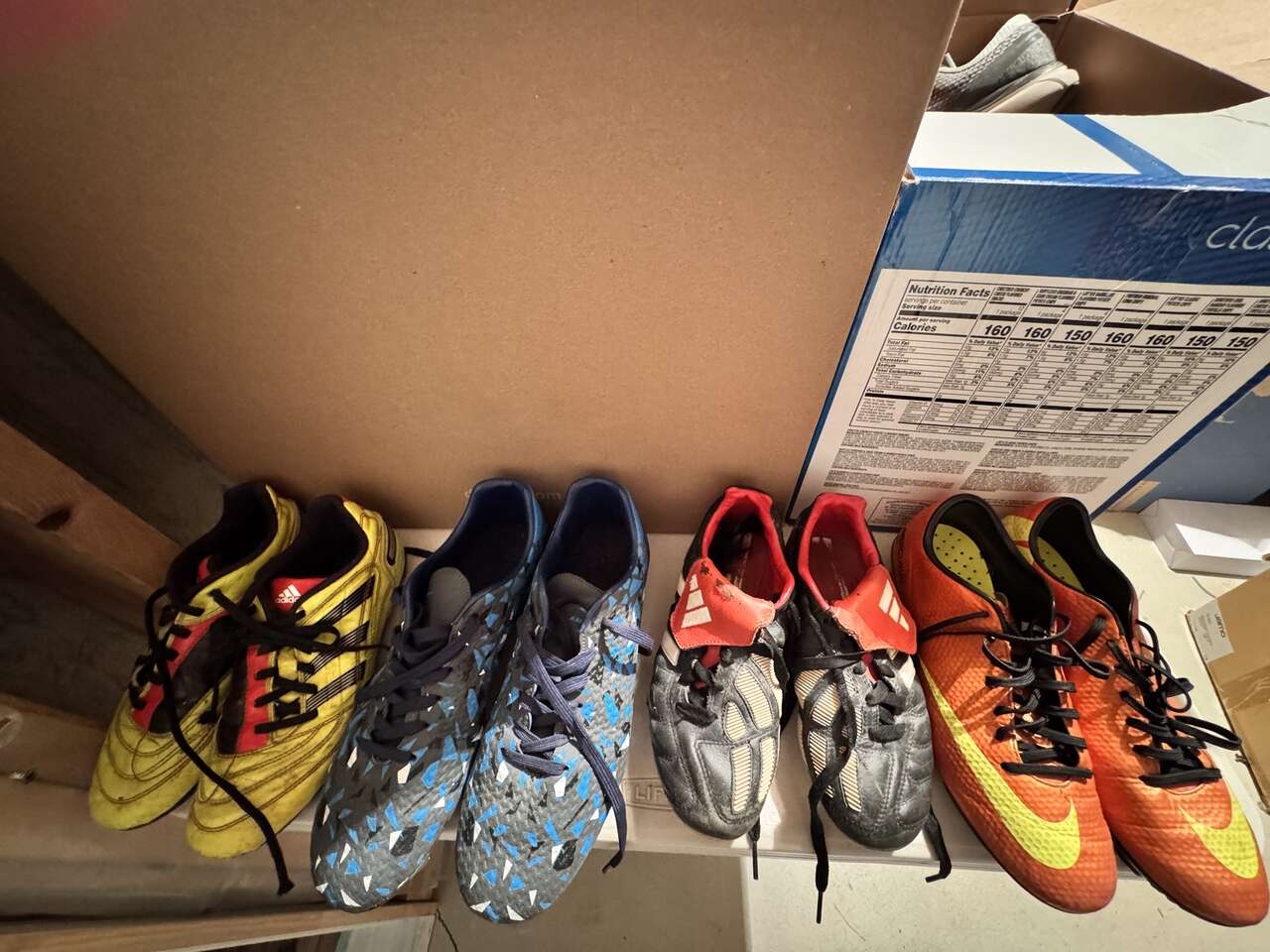 Various Nike/Adidas Soccer Cleats Shoes