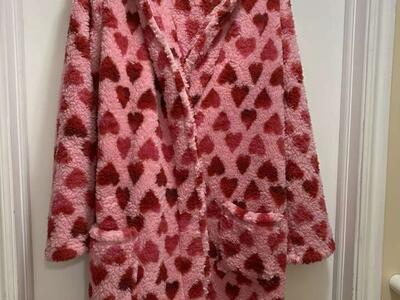 Women's valentine gift robe