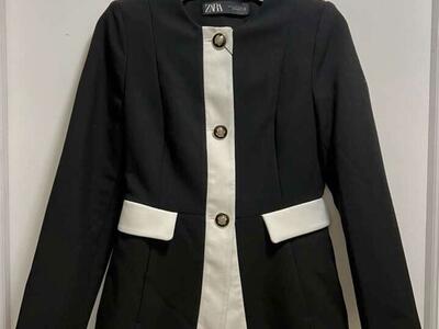 ZARA Black Slim Fit Blazer