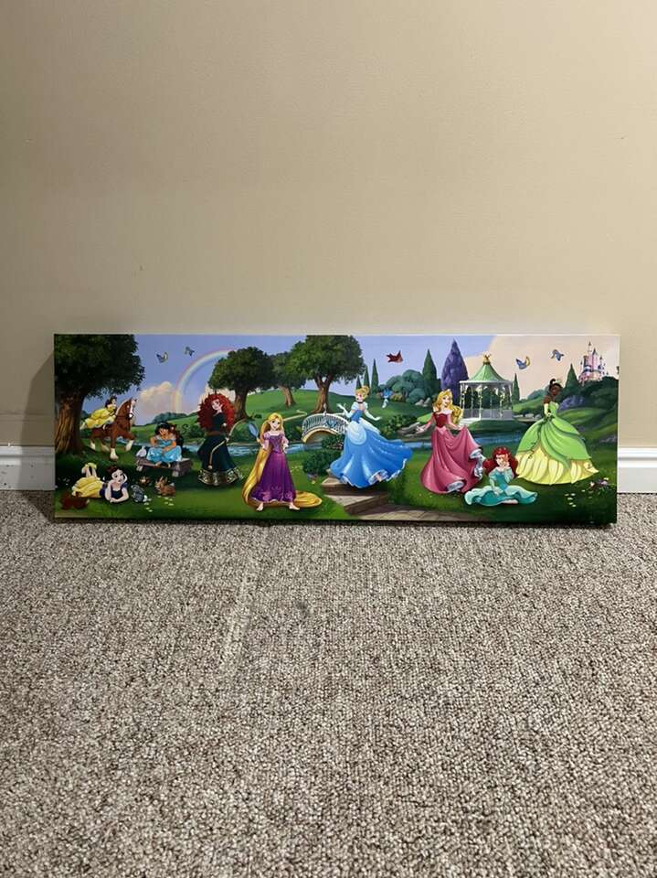 Disney Princess Group Shot Canvas Wall Art