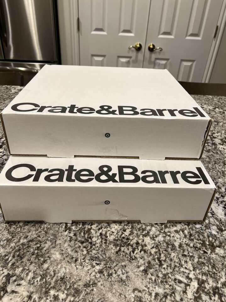 Crate& Barrel 2 Serving Platter