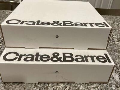 Crate& Barrel 2 Serving Platter