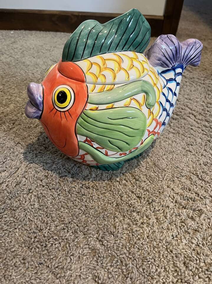Fish Cookie Jar