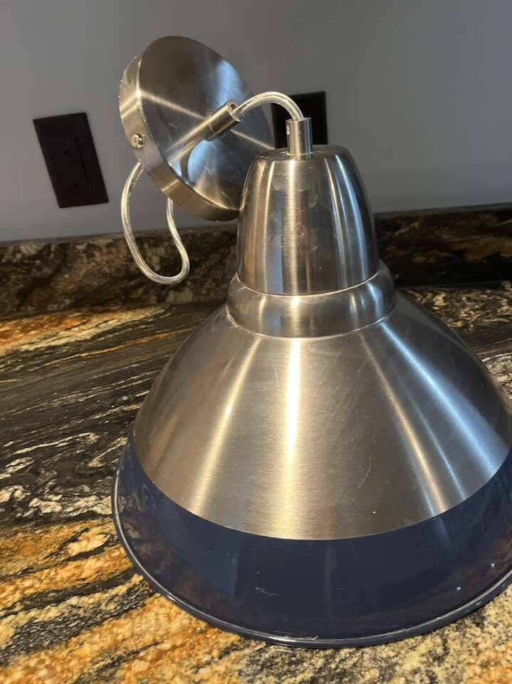 Pottery Barn Stainless Steel Light Fixture