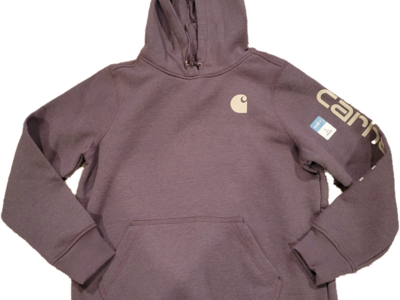 Carhartt Womens Relaxed Fit Midweight Logo Sleeve Sweatshirt Size Large NWT
