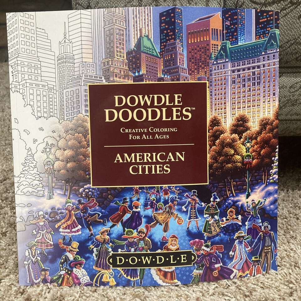 NWT Dowdle Doodles American Cities Coloring Book