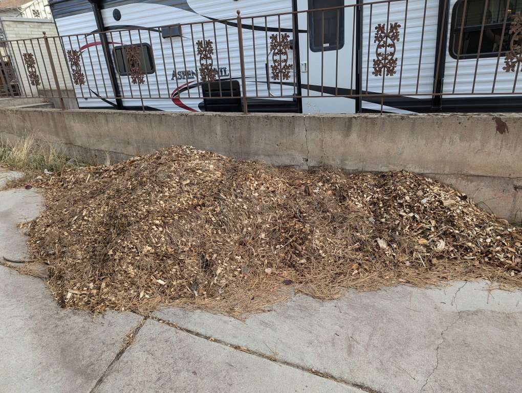 Free wood chips