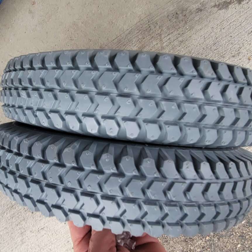2 Pr1mo Powertrax 3.00-8 Nylon Tires Foam Filled