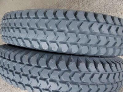2 Pr1mo Powertrax 3.00-8 Nylon Tires Foam Filled