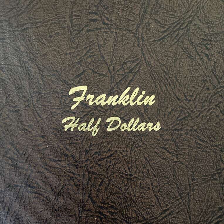 Franklin Half Dollar Set In Dansco Album