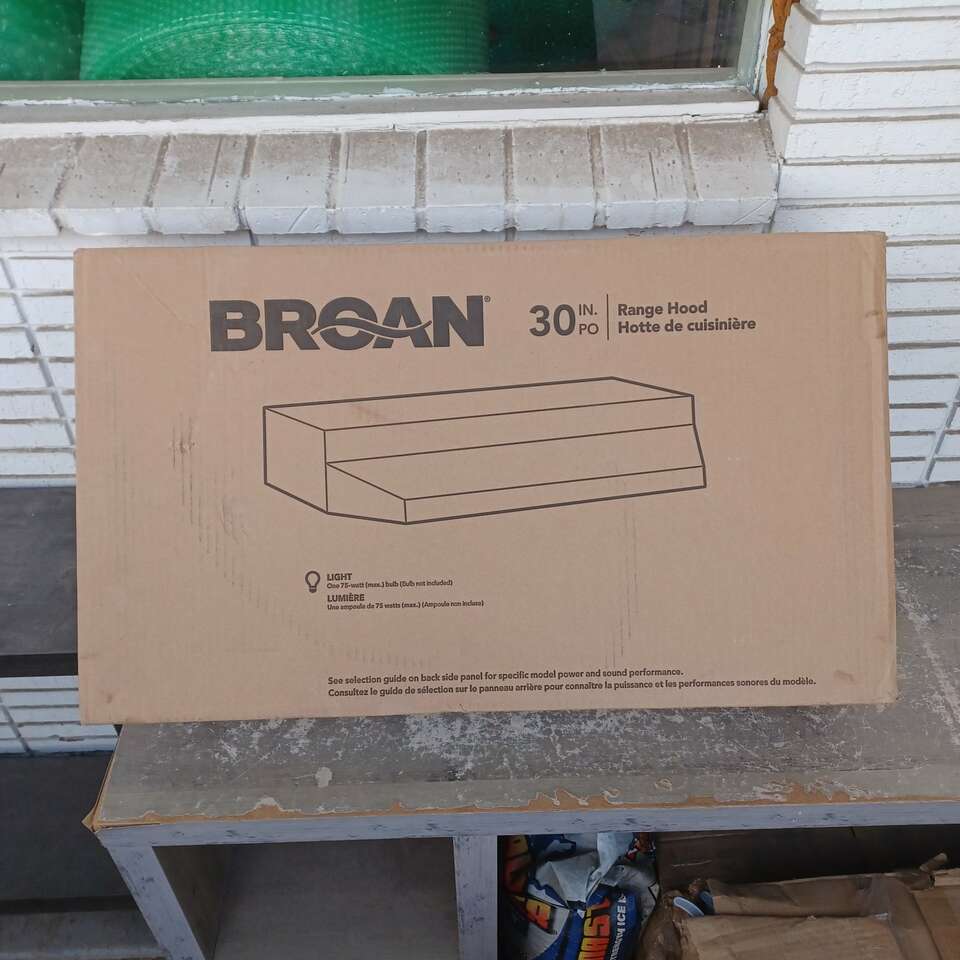 Broan Range hood 30 in