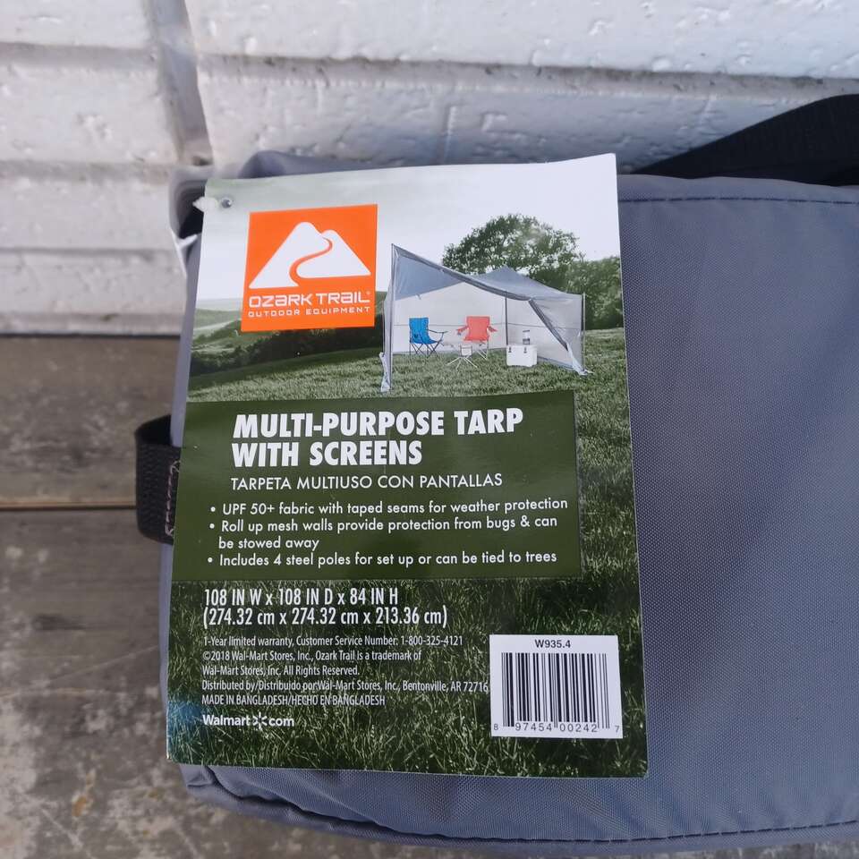 Ozark trail tarp shelter