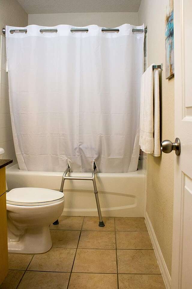 New/Never Used - Split Shower Curtain for Bath Transfer Benches