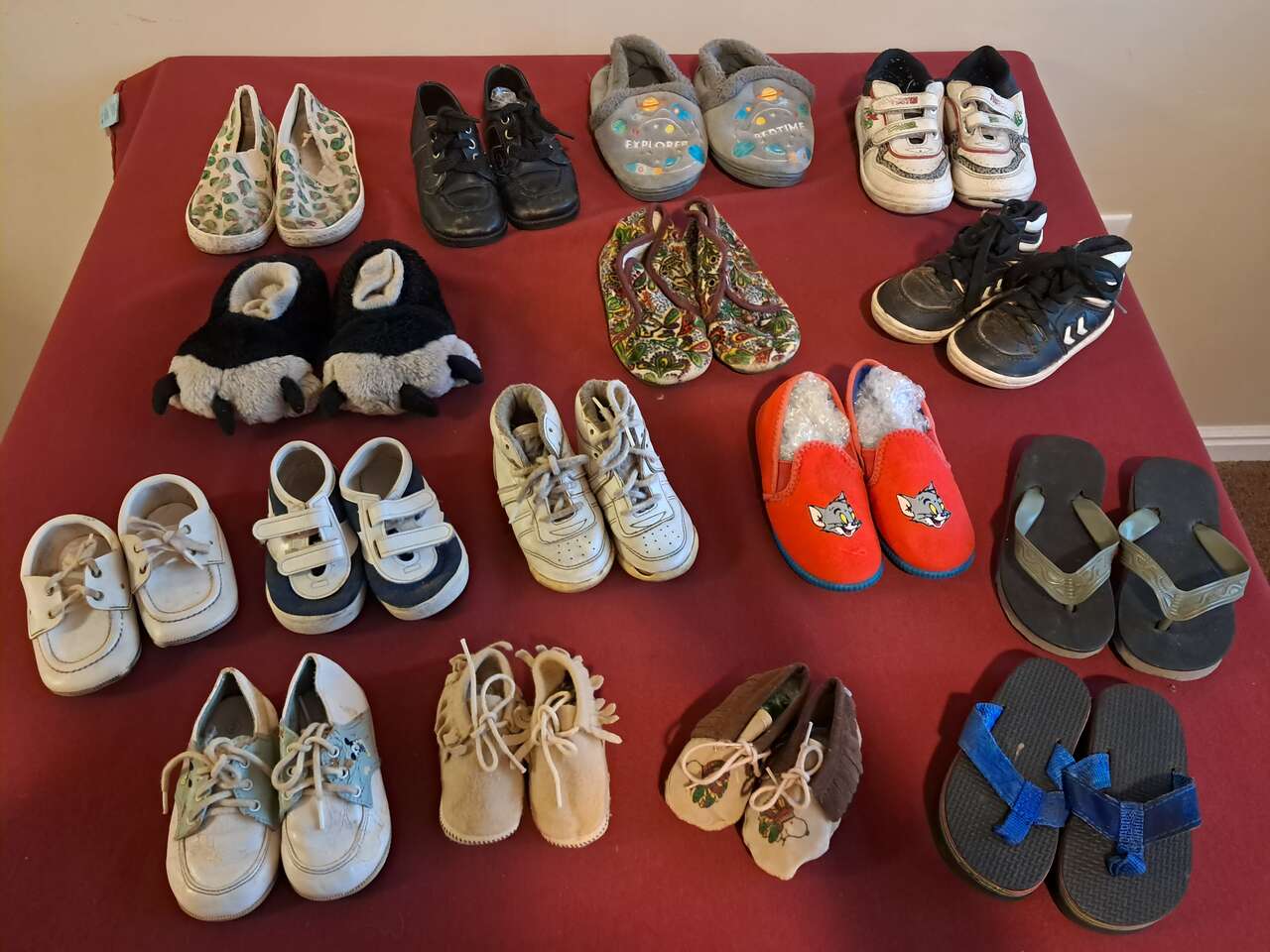 Vintage 1970's-80s Baby and Toddler Shoes