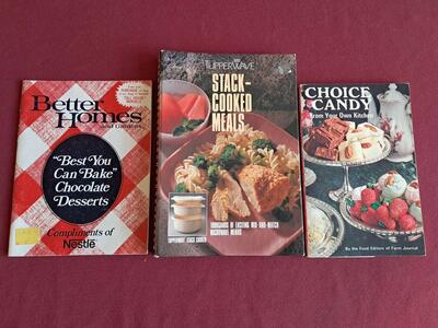 Vintage Recipe Books Lot of 3
