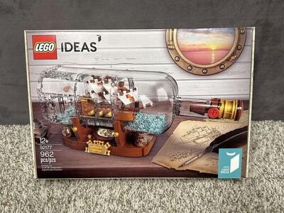 Lego Ideas Ship in a bottle 92177 Brand New