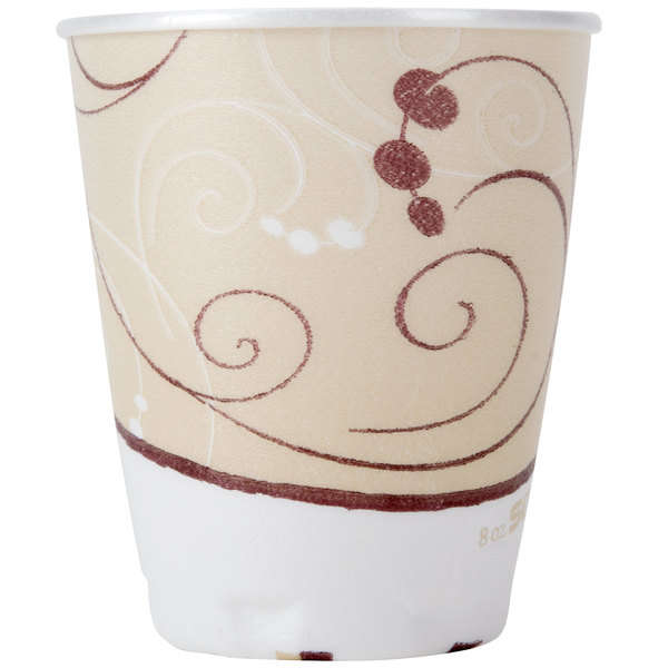 Solo X8-J8002 Trophy Plus 8 oz. Symphony Foam Cup - 1000/Case