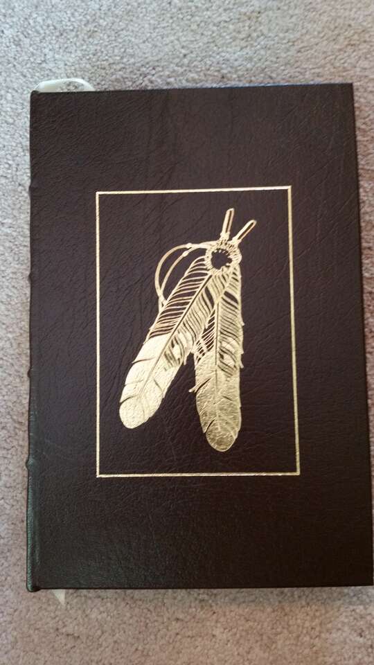 The Last of the Mohicans James Fenimore Cooper (Hardcover) 1979 Gilded Leather