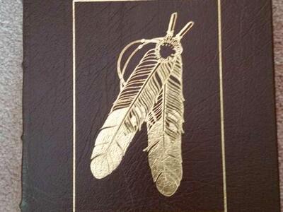 The Last of the Mohicans James Fenimore Cooper (Hardcover) 1979 Gilded Leather