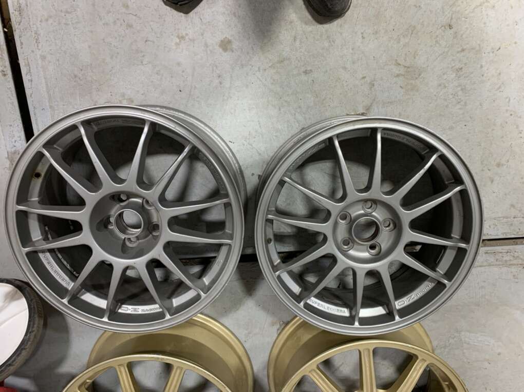2005 Subaru WRX OZ Rally Wheels