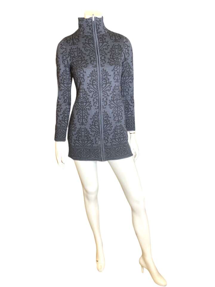 Cynthia Rowley Sweater Dress Front Zipper xs