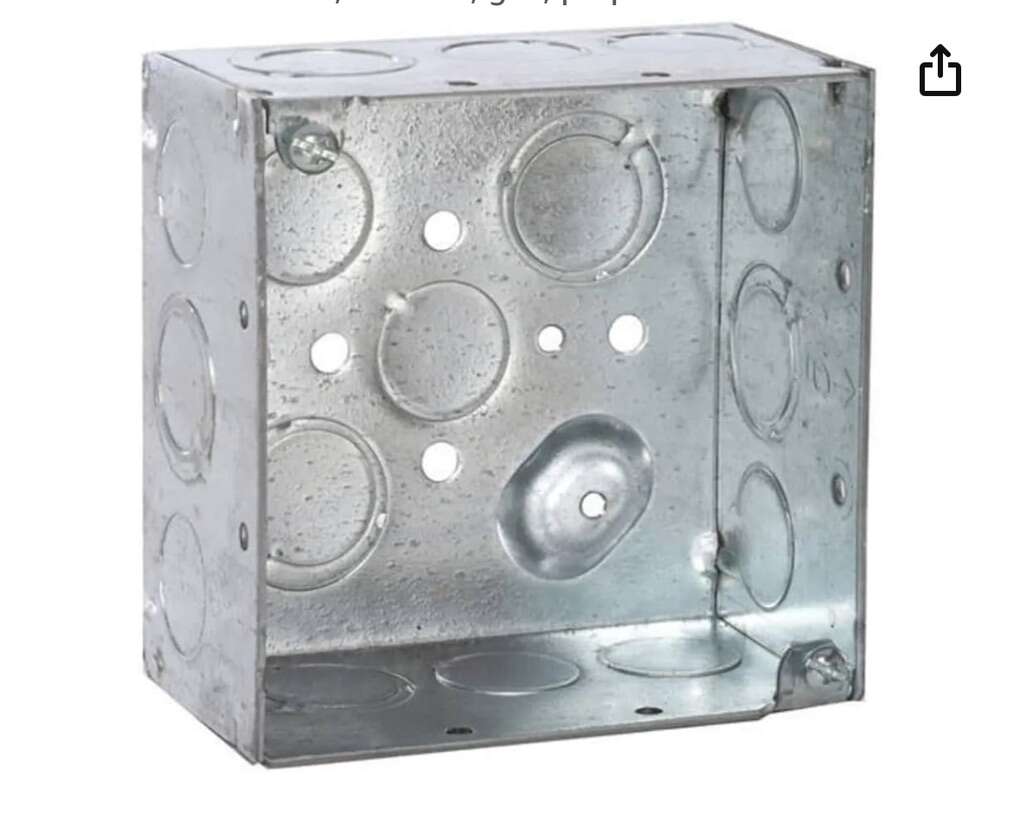 double Electrical Boxes Lot Of 5