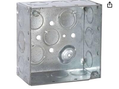 double Electrical Boxes Lot Of 5