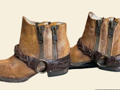 Freebird Suede Leather Booties Womens 7