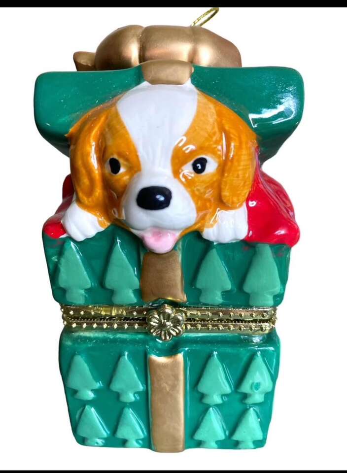 christmas Music Box Ornaments Pearl Essence