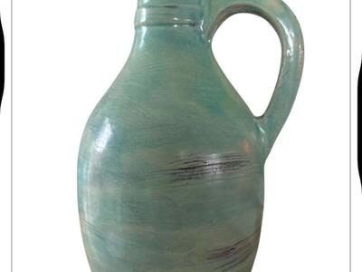 Glazed Stoneware Pottery Jug