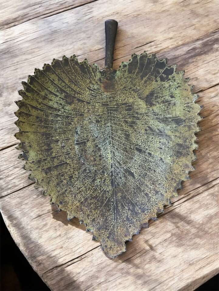 Leaf Bowl Wrought Iron Set Of Two