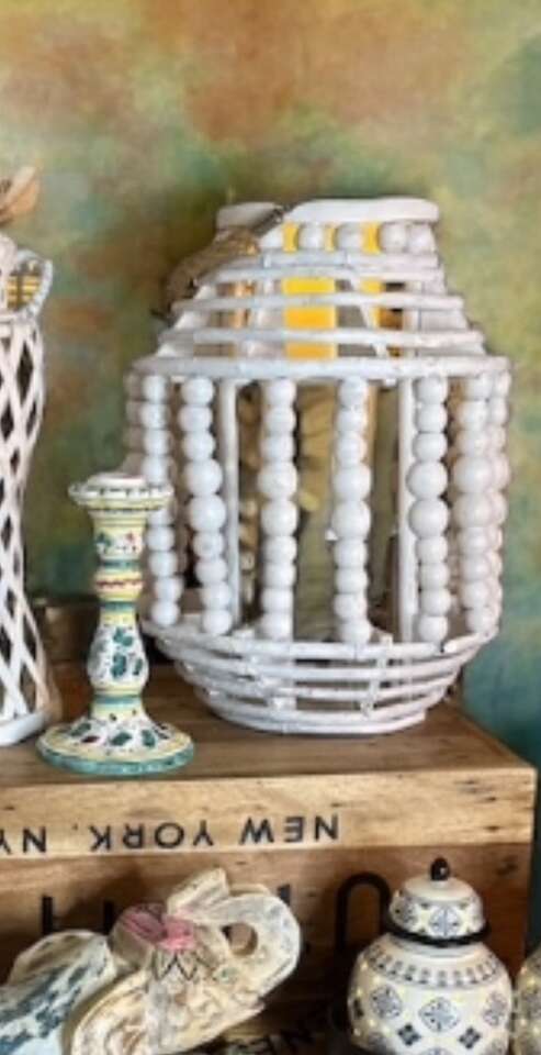 Wood Rustic Candle Holder Lantern