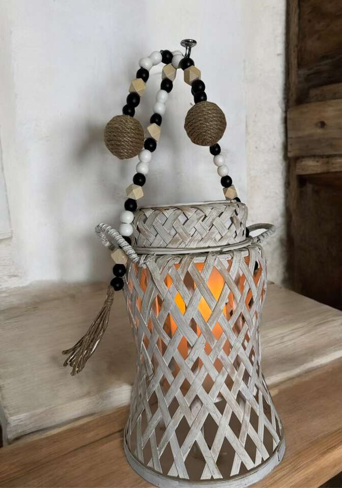 Woven Lantern 13 Tall