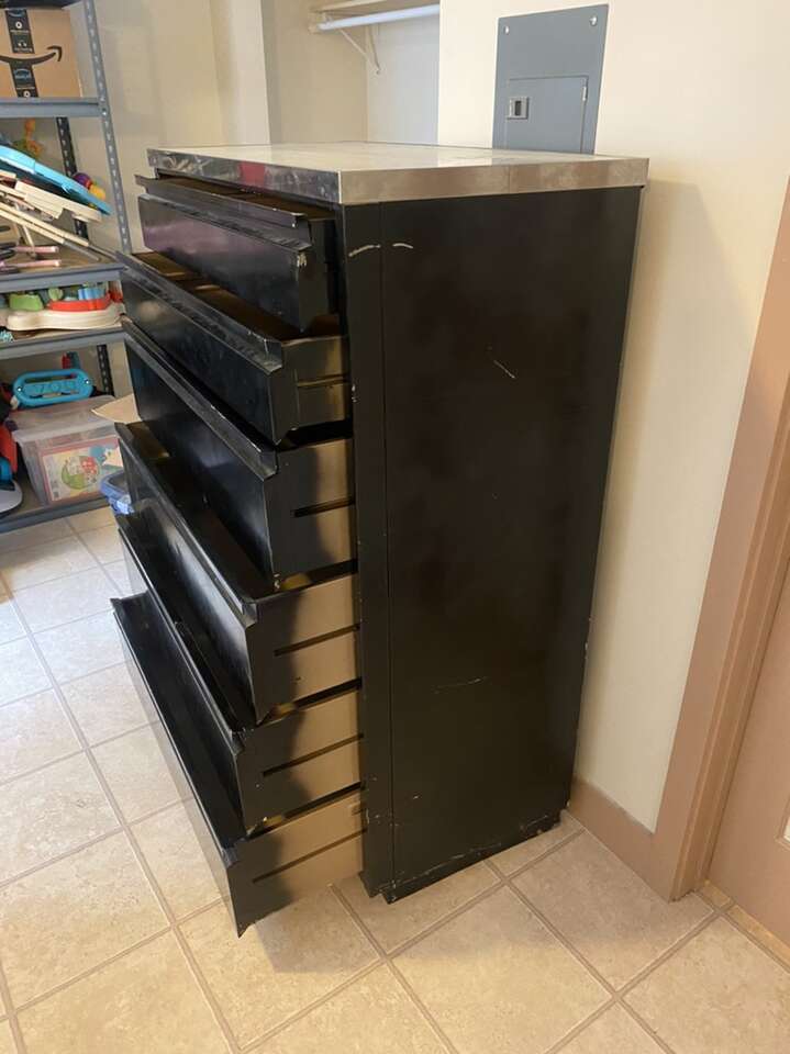 Black Metal Dresser Furniture