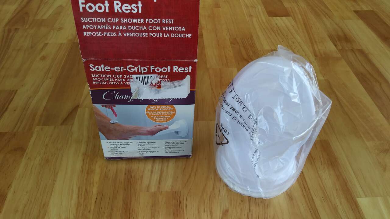 Safe-er-Grip Foot Rest For Shower Shaving