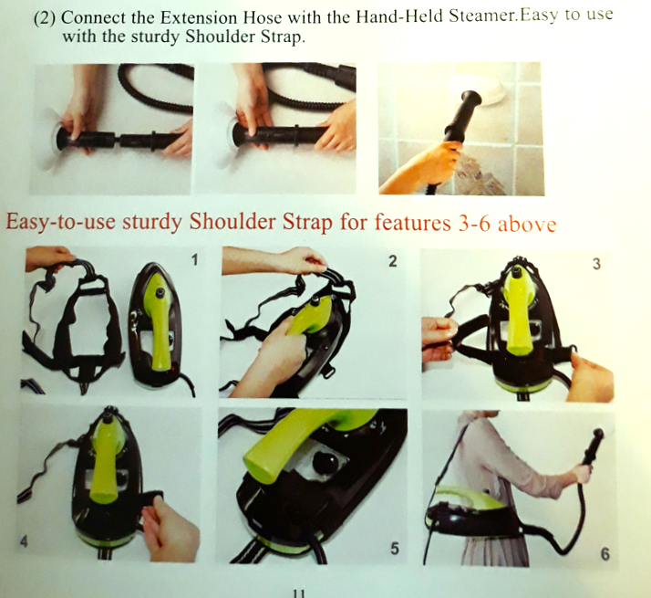 RV, Auto, Home,  Detailer 6 in 1 Steam Cleaner-New In The Box