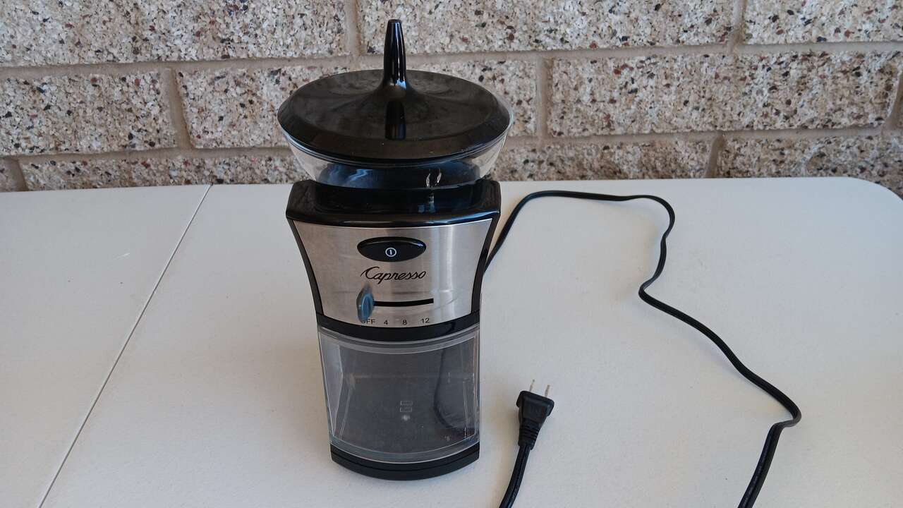 Capresso Coffee Bean Grinder  Tested- works