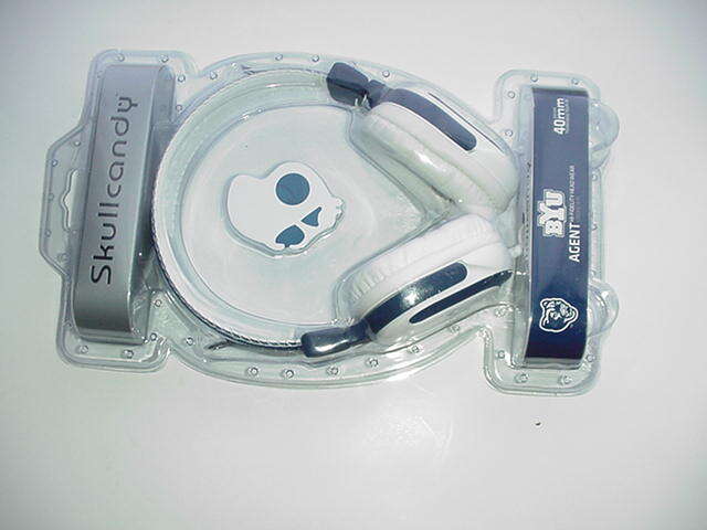 Skullcandy headphones BYU logo