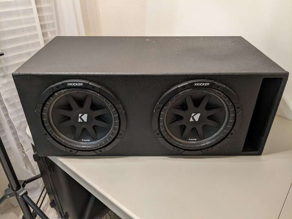 Kicker 10" 43C104 dual comp C10 vented subwoofer