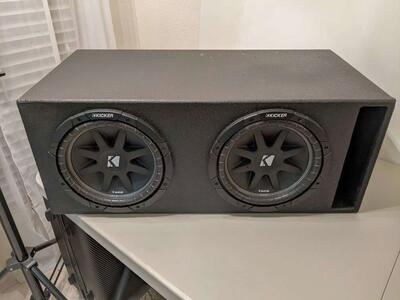 Kicker 10" 43C104 dual comp C10 vented subwoofer