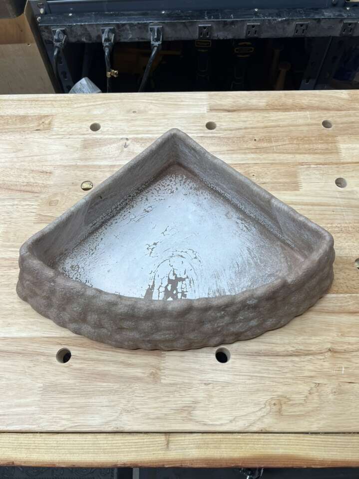 Terrarium Water Dish Large Corner