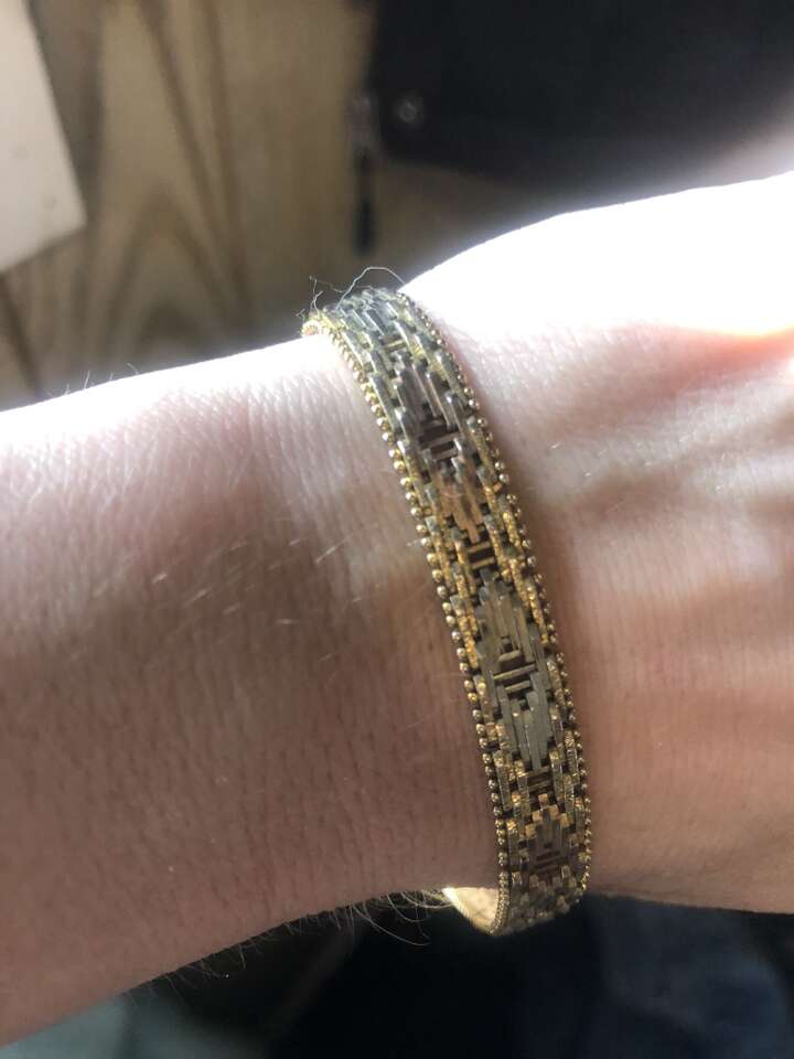 MILOR VINTAGE GOLD 925 BRACELET