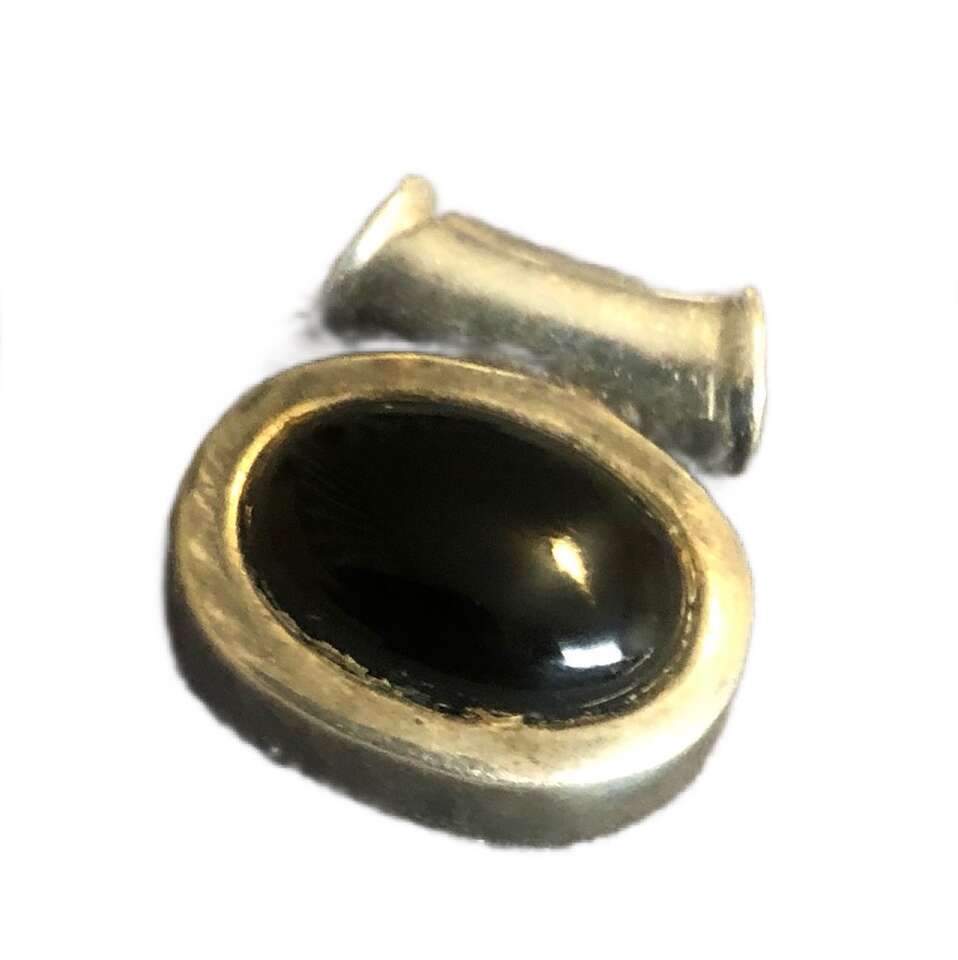 Black Onyx & Sterling silver 925 Pendant