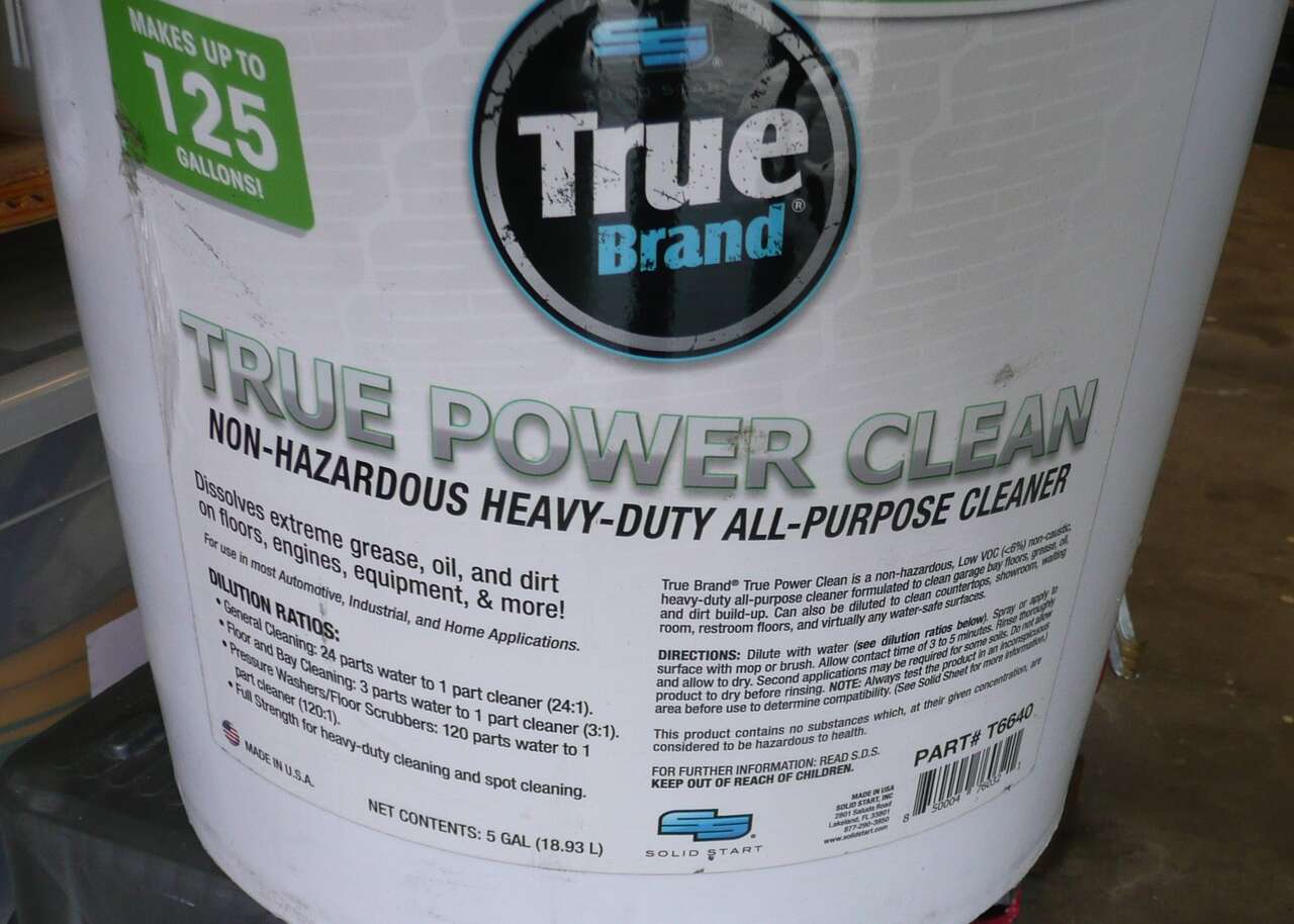 TRUE POWER CLEAN heavy-duty all-purpose cleaner, 5 US Gal (18.93 L)