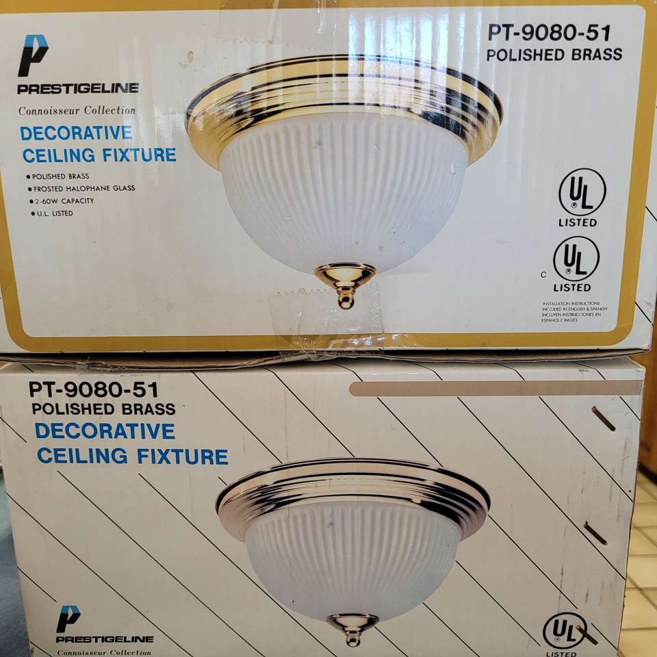 3 New Ceiling Fixtures BONUS