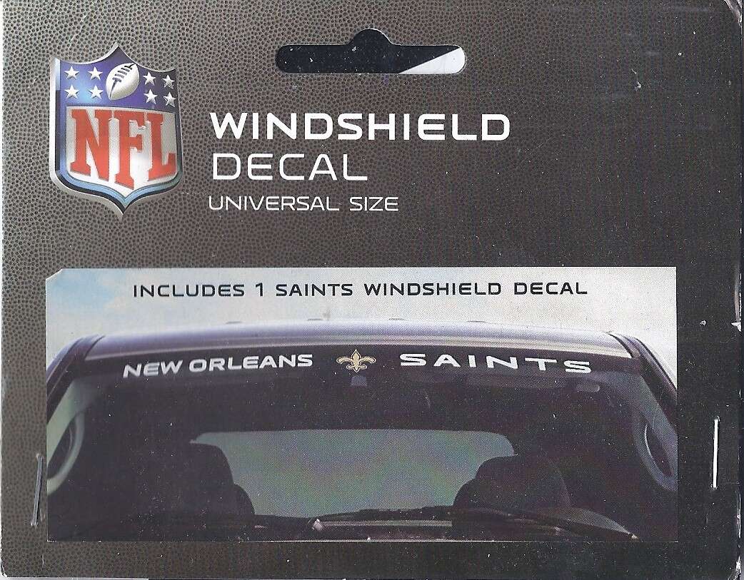 New Orleans Saints Windshield Decal