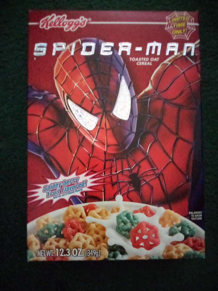 Spider-Man Cereal Box