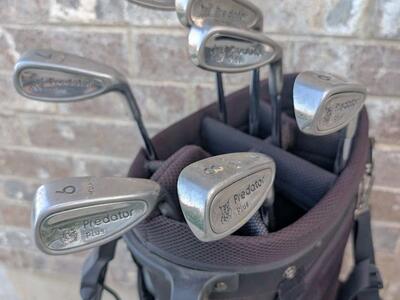 Used Predator Plus Lynx Iron Set with Bag