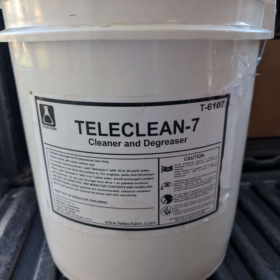 New 5 Gallon Drum Teleclean 7 Industrial Degreaser